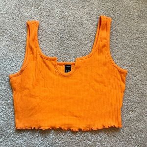 SHEIN Orange Cropped Tank Top
